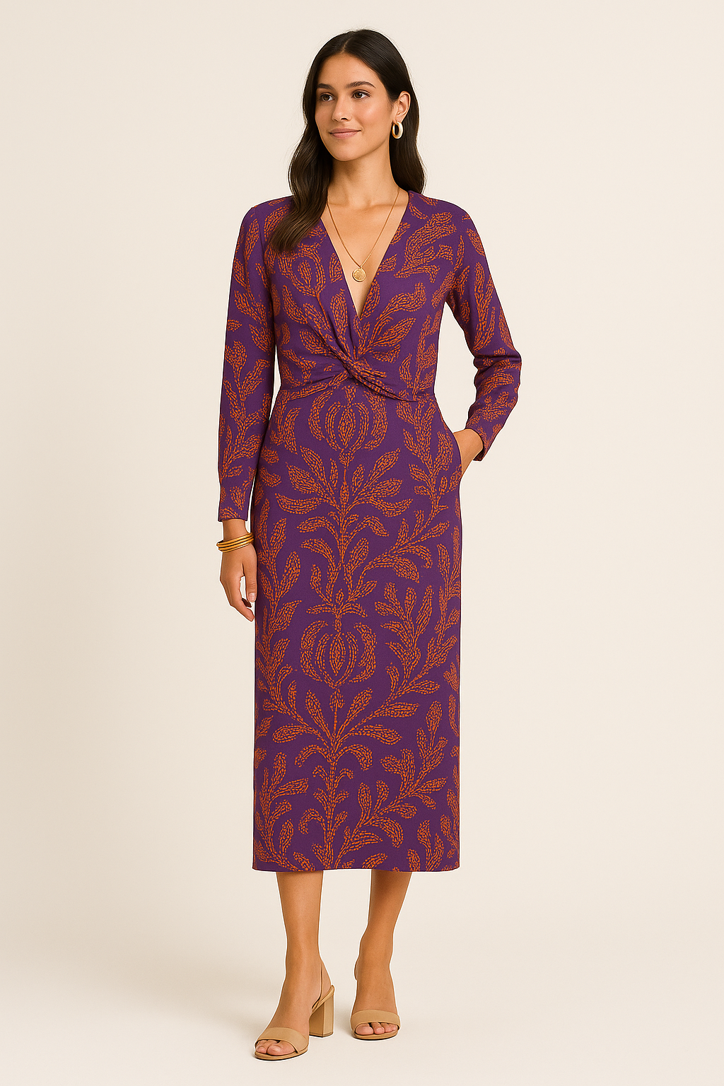 HERBERGER | Damen Midikleid luftig-leicht für Sommer