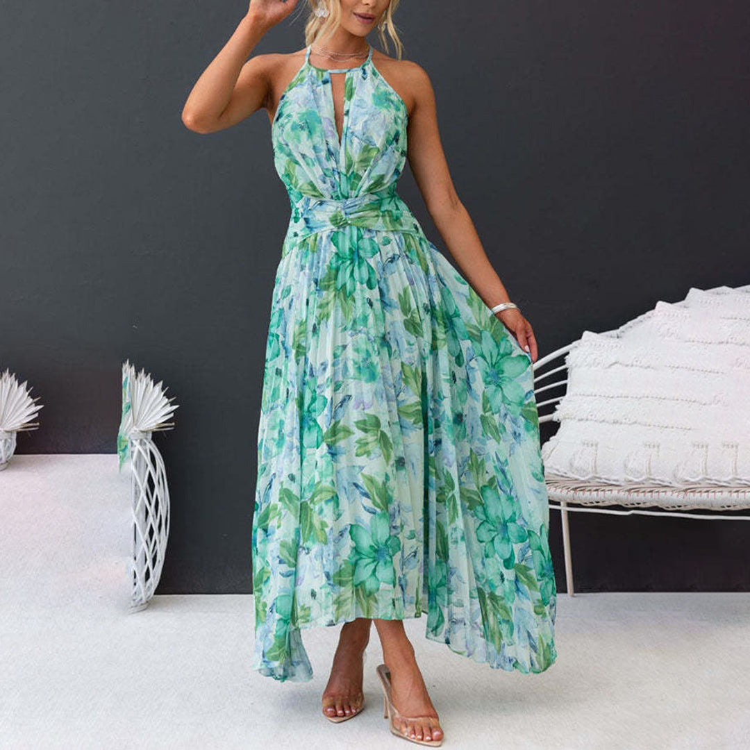 Sophia | Damen Maxi Kleid Mit Blumenprint