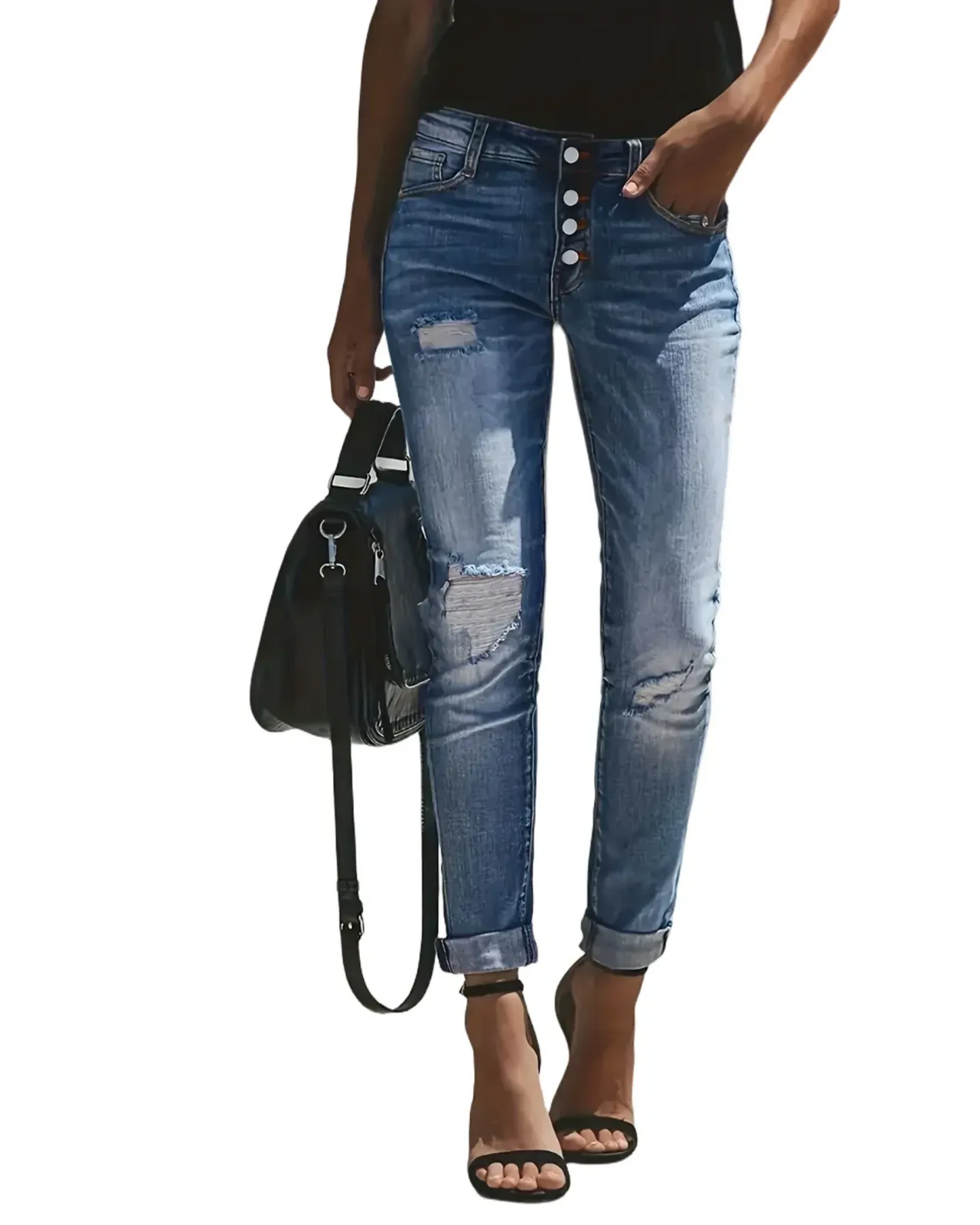 HERBERGER | Damen Jeans mit stilvoller Ausstrahlung und bequemem Stretch