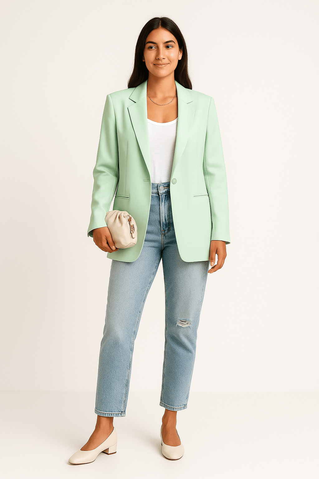 HERBERGER | Damen Büro Blazer oversized mit klarer Silhouette