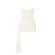 Lila | Damen Trägerloses Spitzen Korsett Minikleid