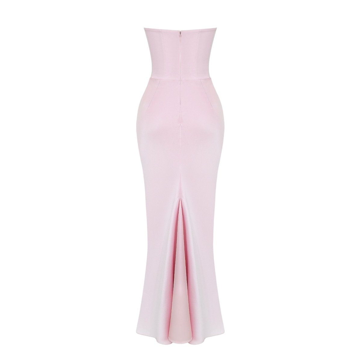 Valentina | Damen Trägerloses Korsett Maxikleid Mit Drapiertem Rock