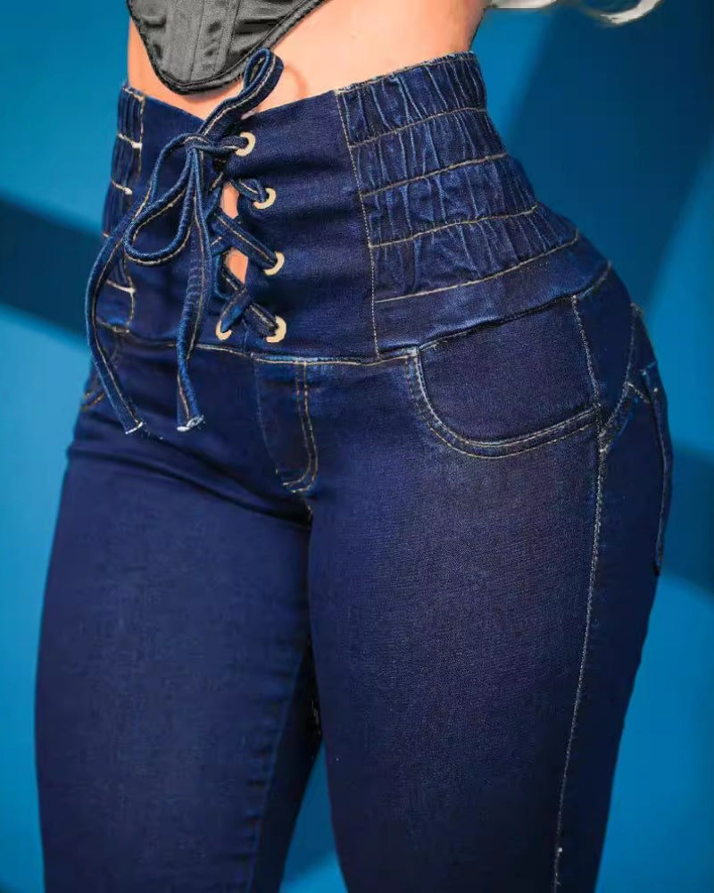 Jeans mit Hoher Taille