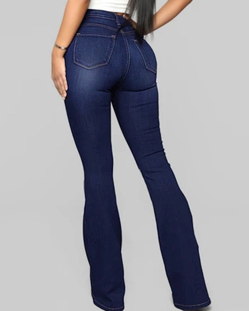Jeans mit Hoher Taille