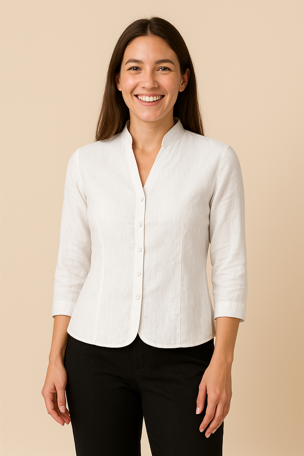 HERBERGER | Damen Blazer in Leinenstil leicht und sommerlich für im Büro, Feste & Freizeit