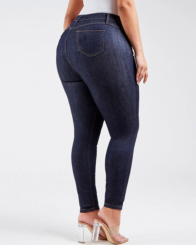 Hochelastische Kolumbianische Jeans