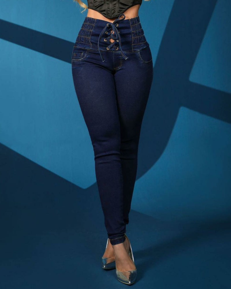 Jeans mit Hoher Taille