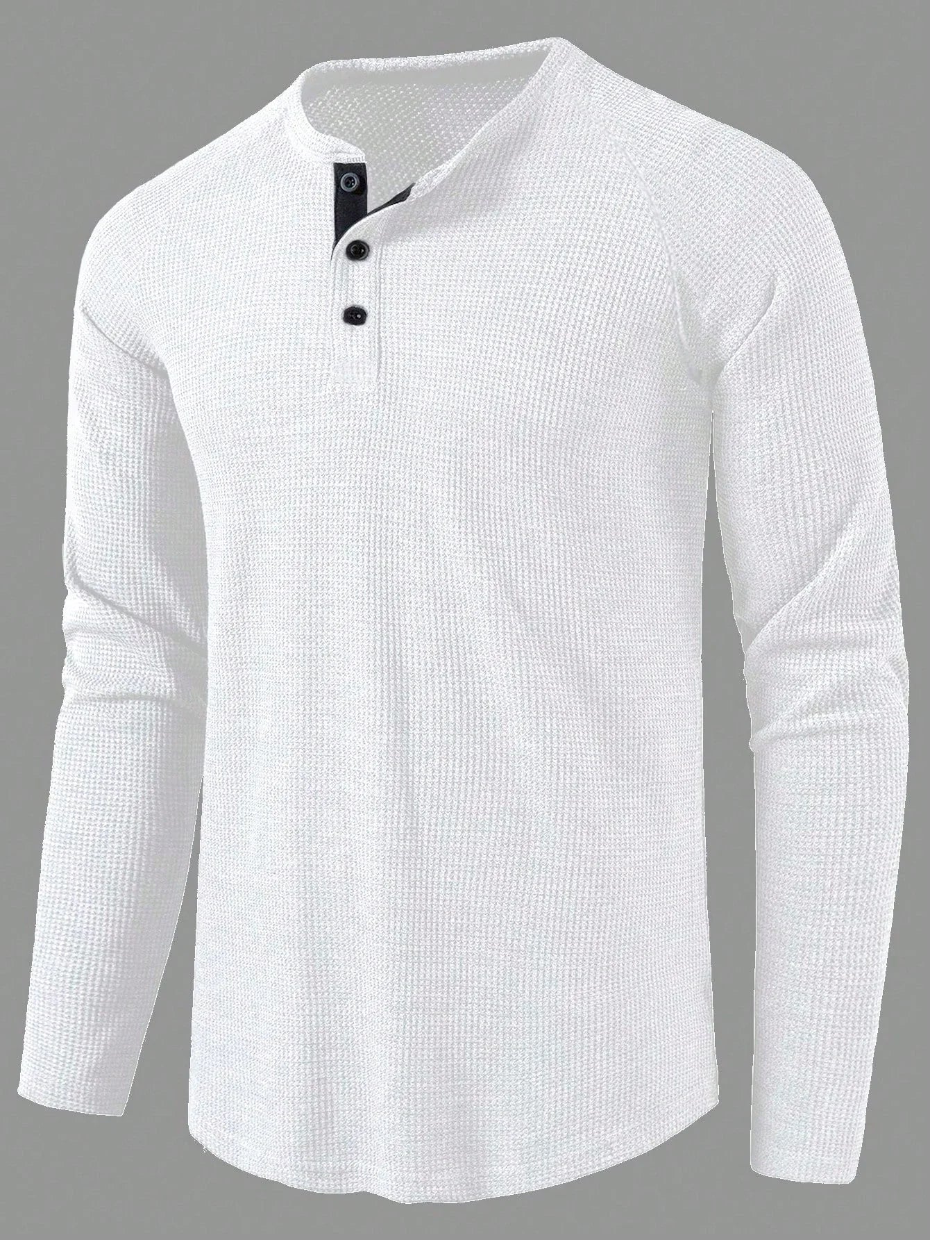 Knopftakt Herren Langarmshirt