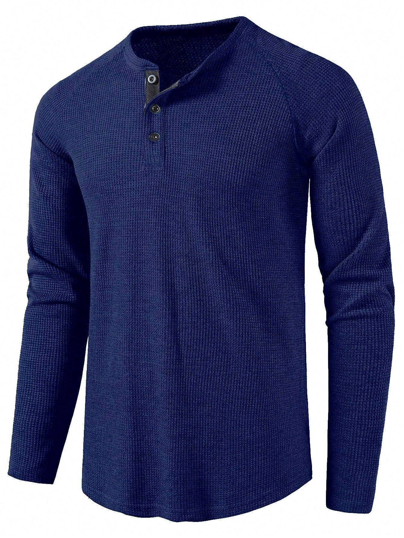 Knopftakt Herren Langarmshirt