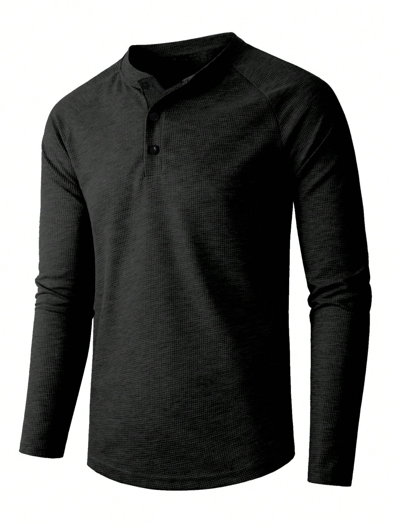 Knopftakt Herren Langarmshirt