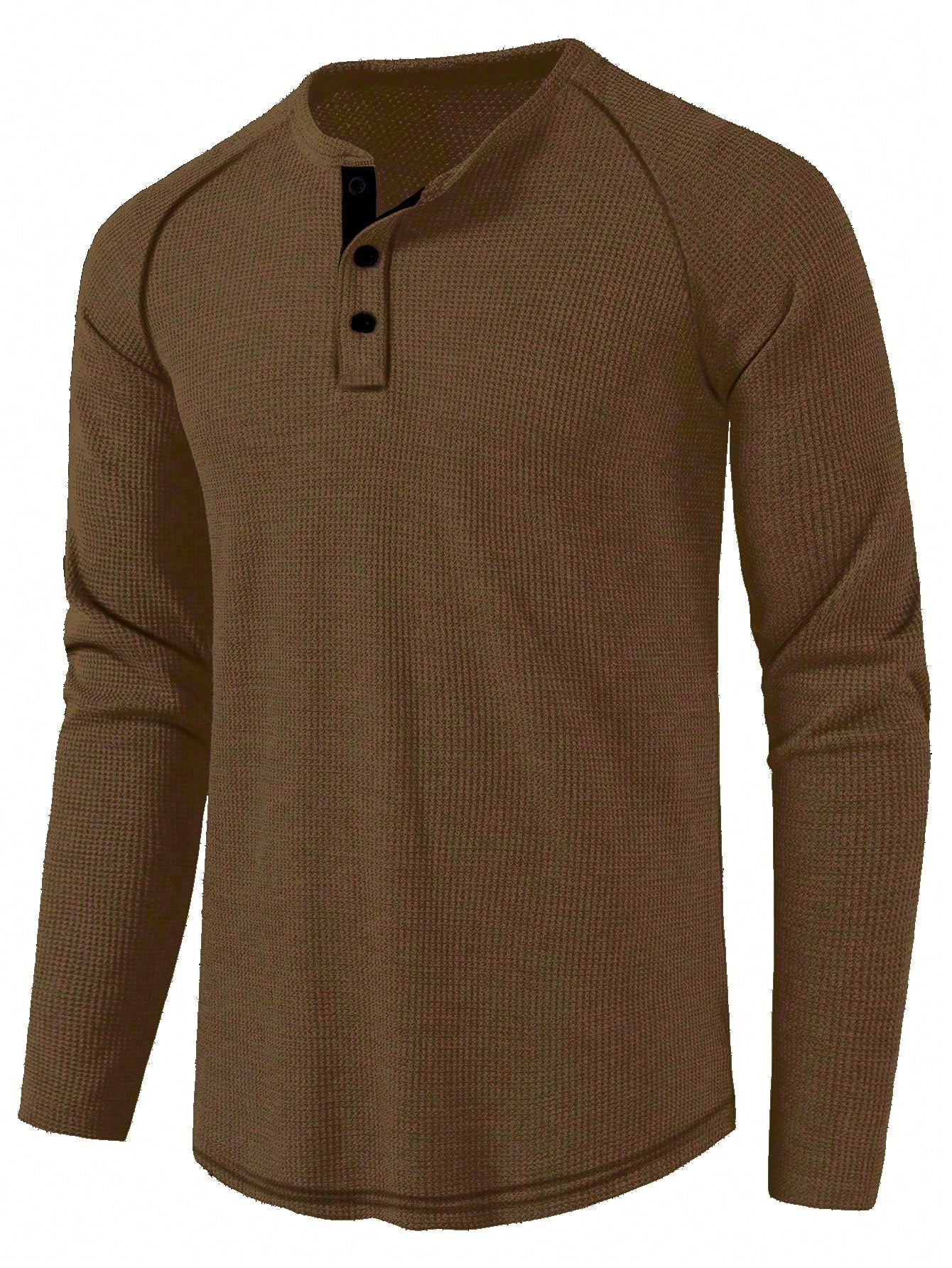 Knopftakt Herren Langarmshirt