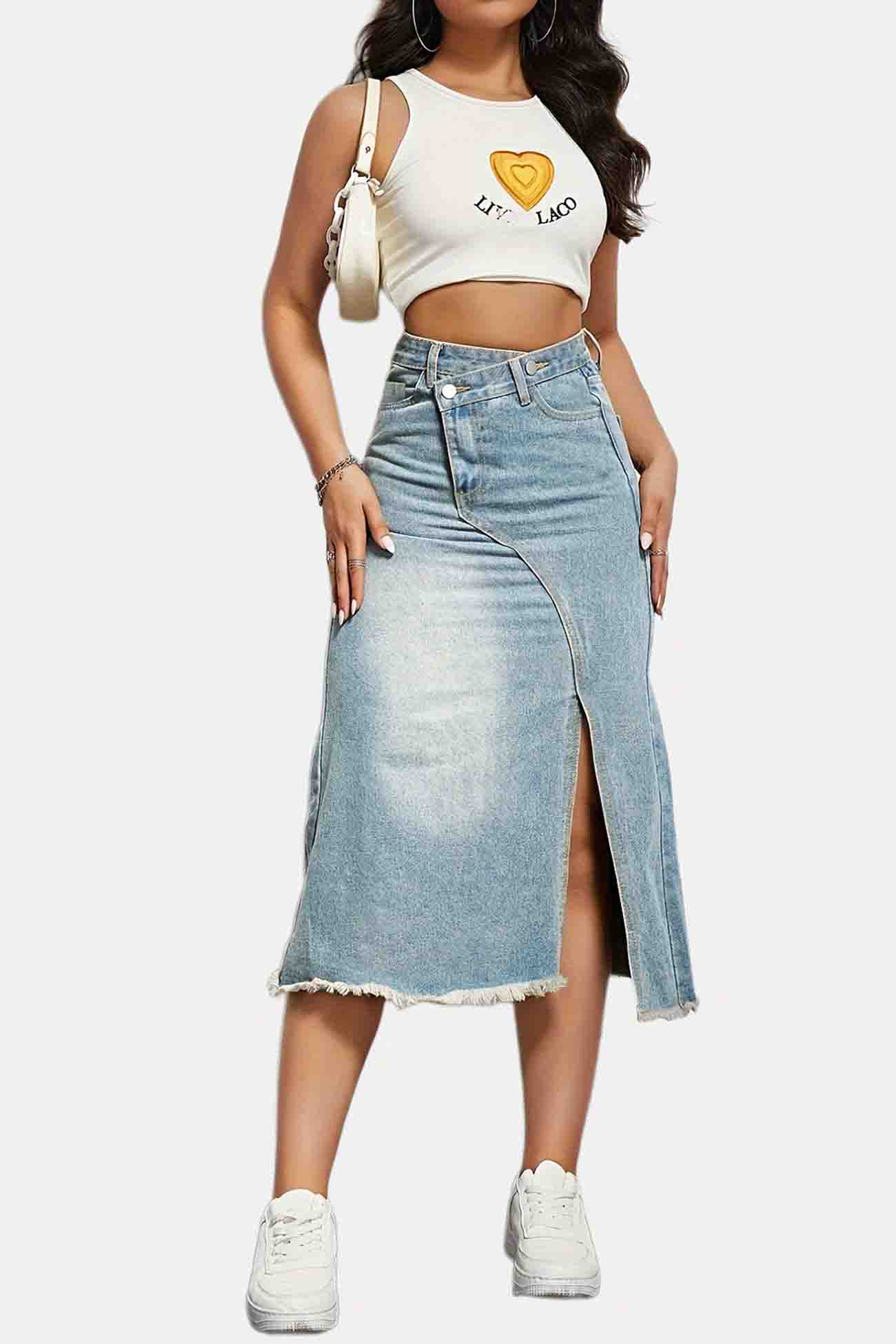 Jeansflair Damen Rock