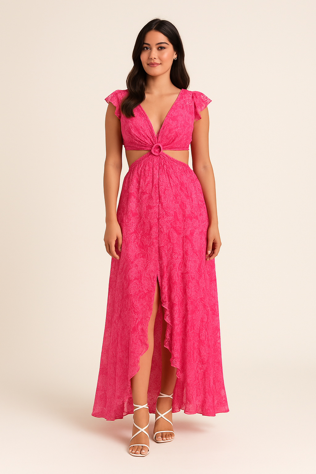 HERBERGER | Damen Maxikleid mit Blumenprint - luftig & leicht