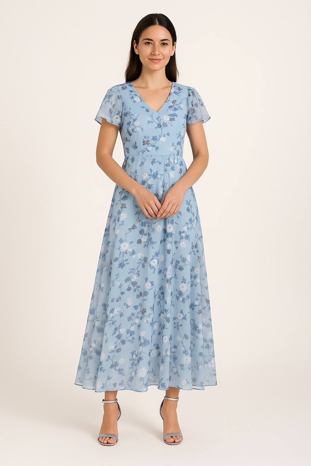 HERBERGER | Atmungsaktives Damen Midikleid elegant für Sommer