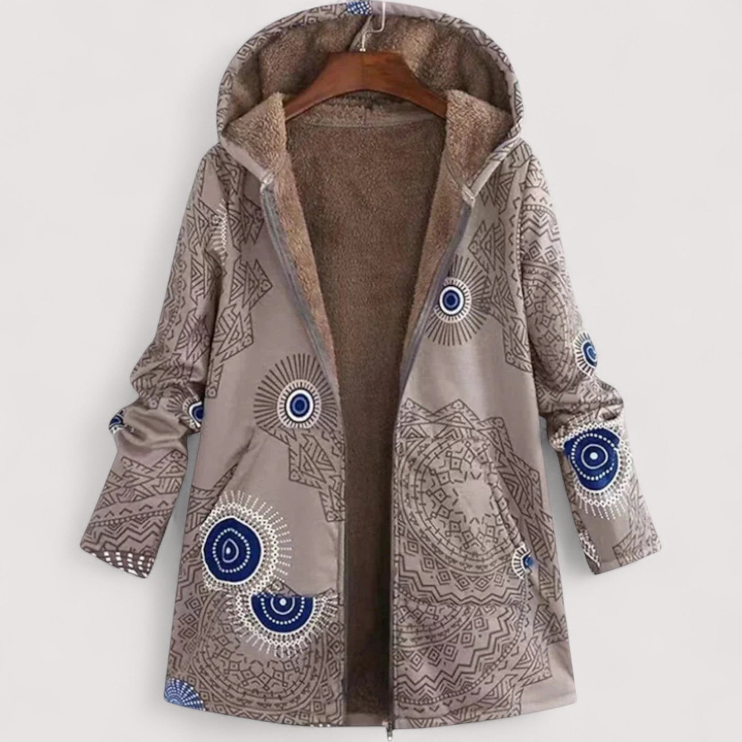 Christina™ Kuschelige Kapuzenjacke