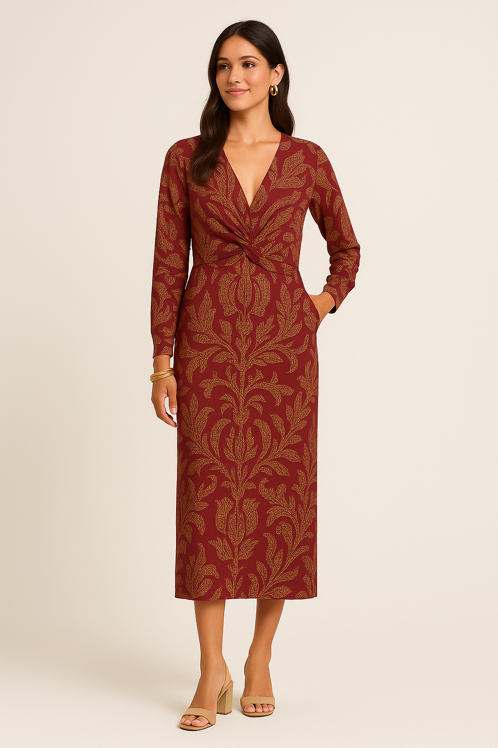 HERBERGER | Damen Midikleid luftig-leicht für Sommer