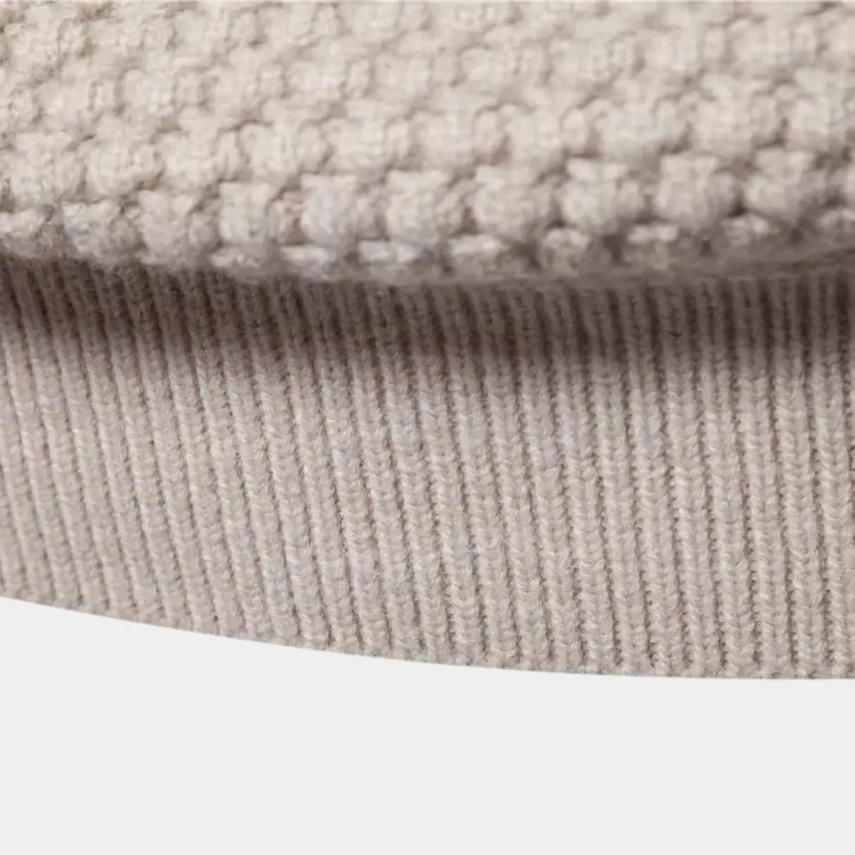 Texturierter Old Money Pullover