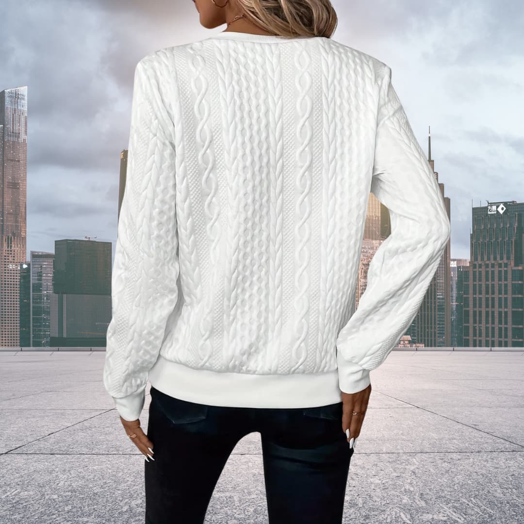 Florence™ Eleganter Stilvoller Strickpullover