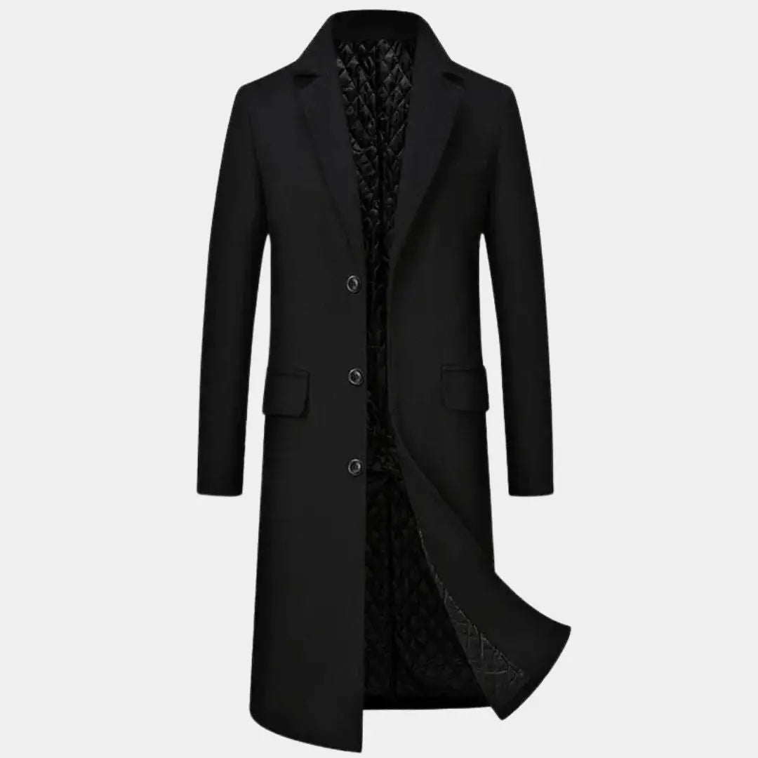 Herren Trenchcoat aus Wollmischung