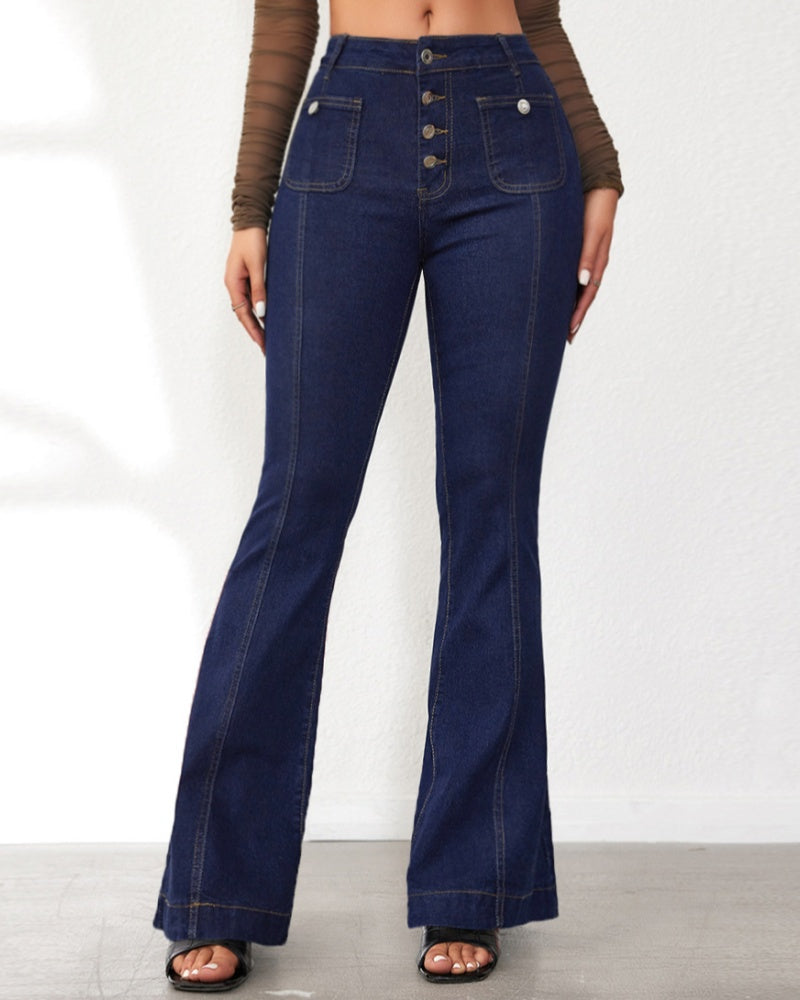 Damen Jeans mit Hoher Taille