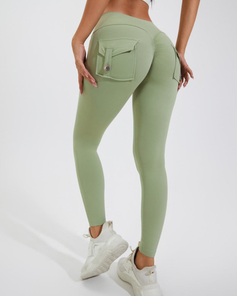 Fitness Leggings mit Cargo Taschen