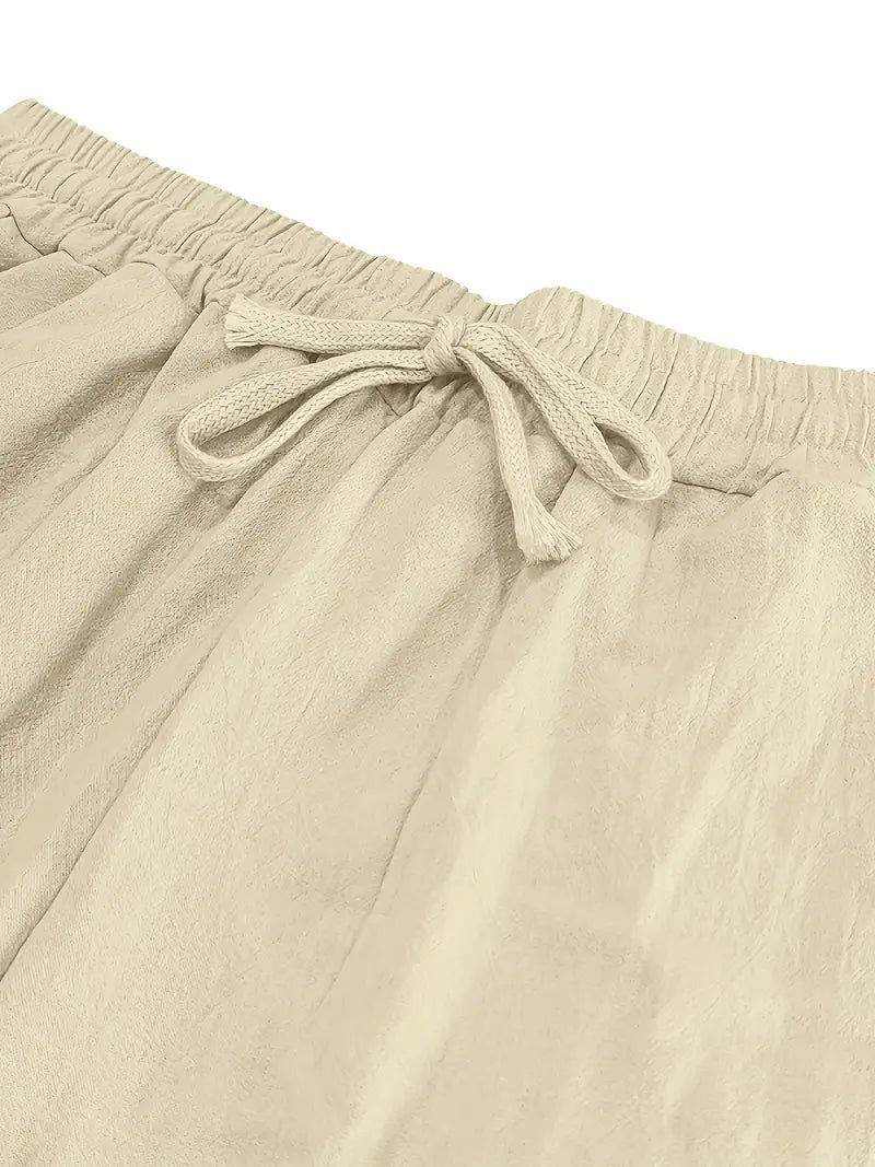 Babaev Stilvolle Leinen Hosen