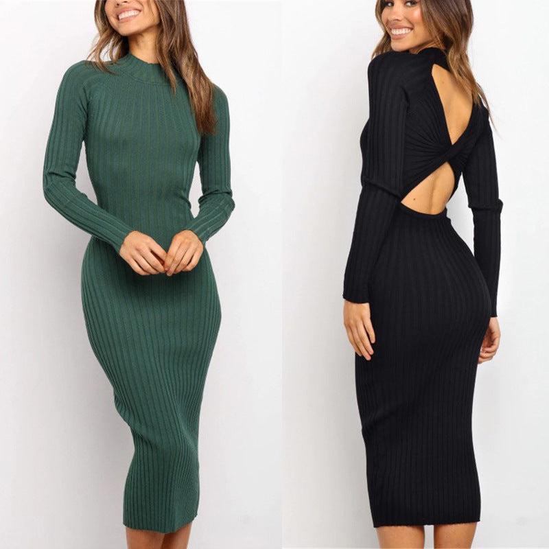 Figurbetontes Kleid aus Netzstoff