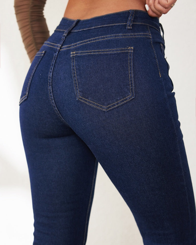 Damen Jeans mit Hoher Taille