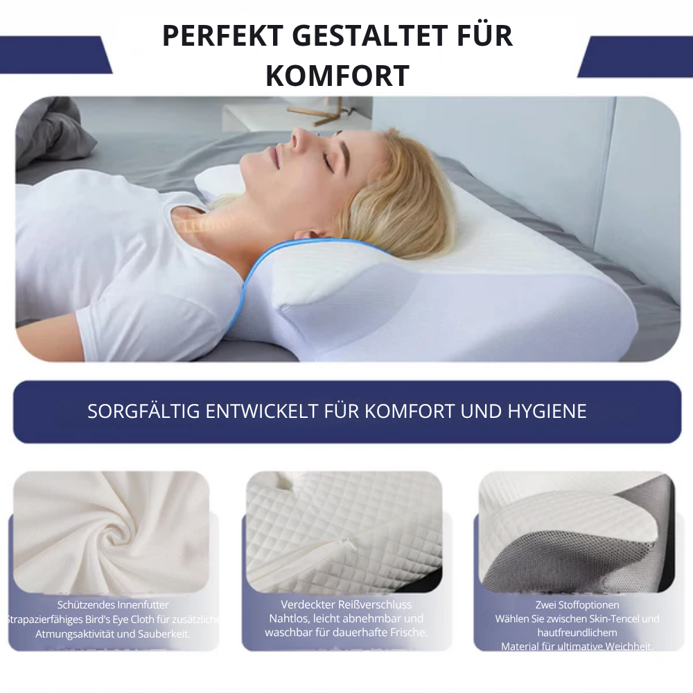 ErgoPillow - Ergonomische Stütze für die ganze Nacht
