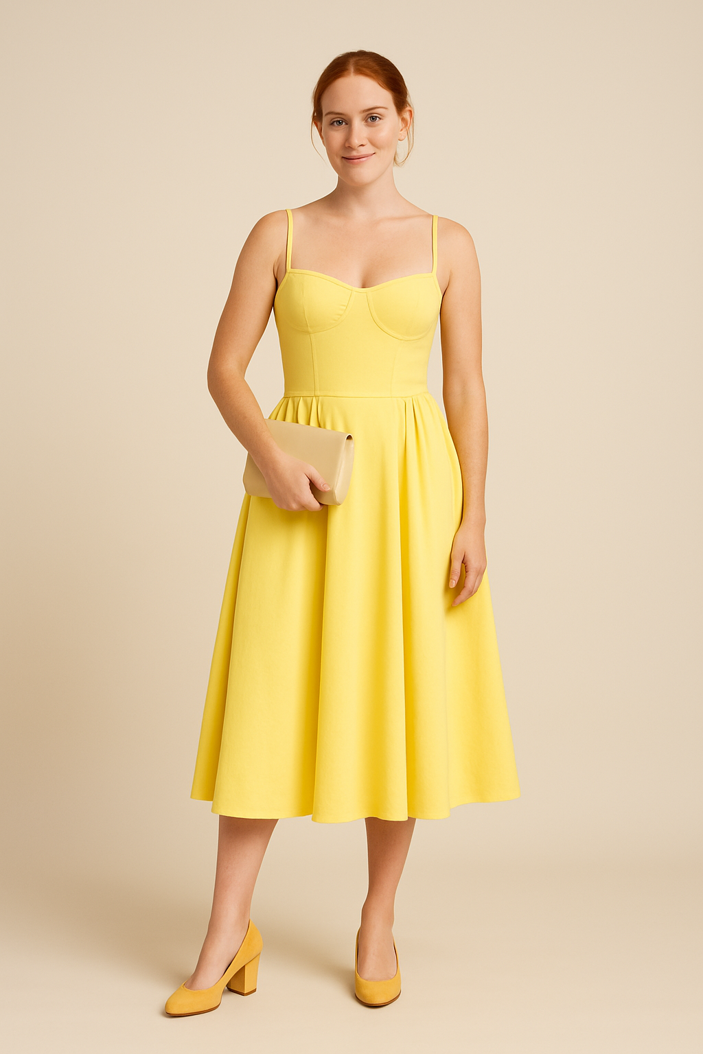 HERBERGER | Damen Sommerkleid mit V-Ausschnitt luftig-leicht