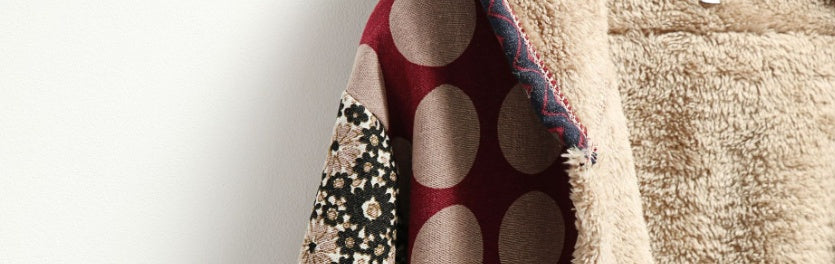 Damen Wollmantel mit Kapuze