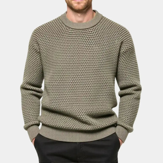 Texturierter Old Money Pullover