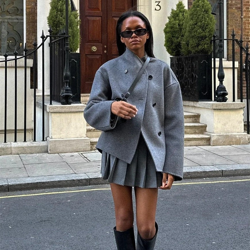 Kurzmantel mit Futter