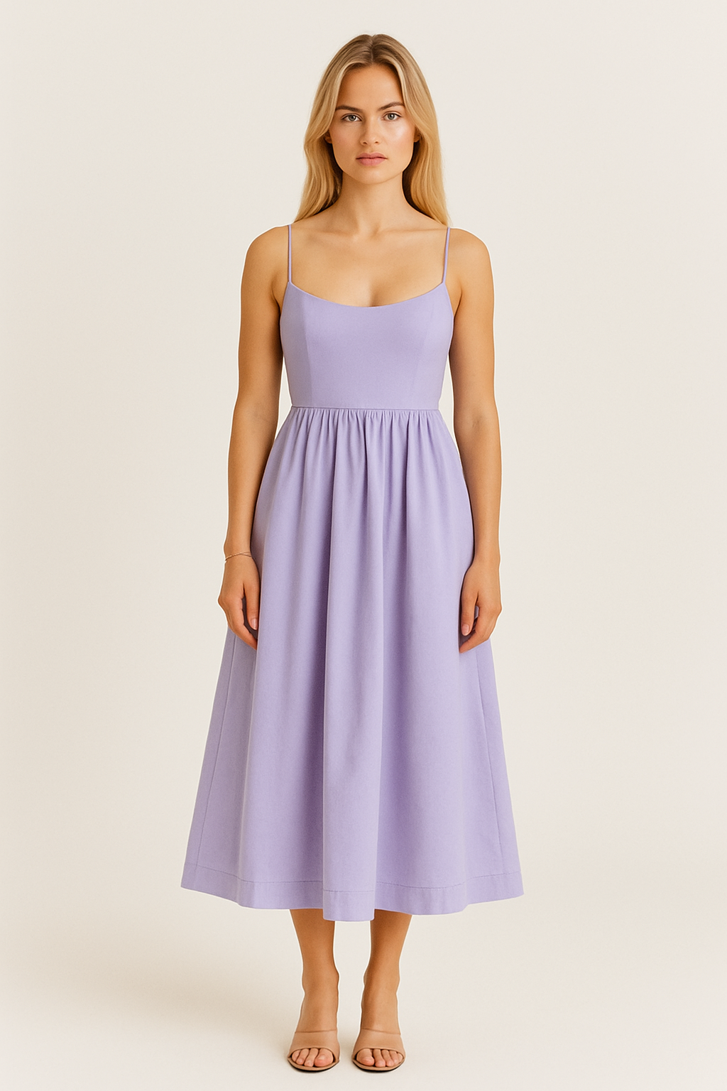 HERBERGER | Atmungsaktives Damen A-Linien Midikleid