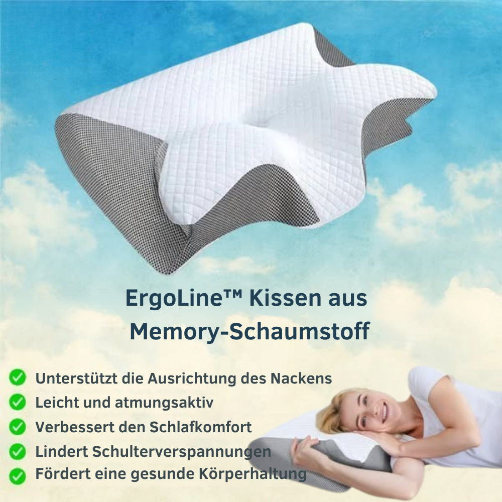 ErgoPillow - Ergonomische Stütze für die ganze Nacht