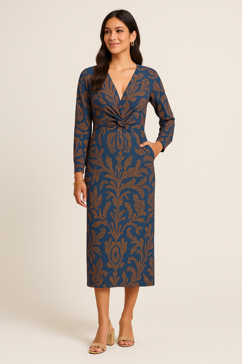 HERBERGER | Damen Midikleid luftig-leicht für Sommer