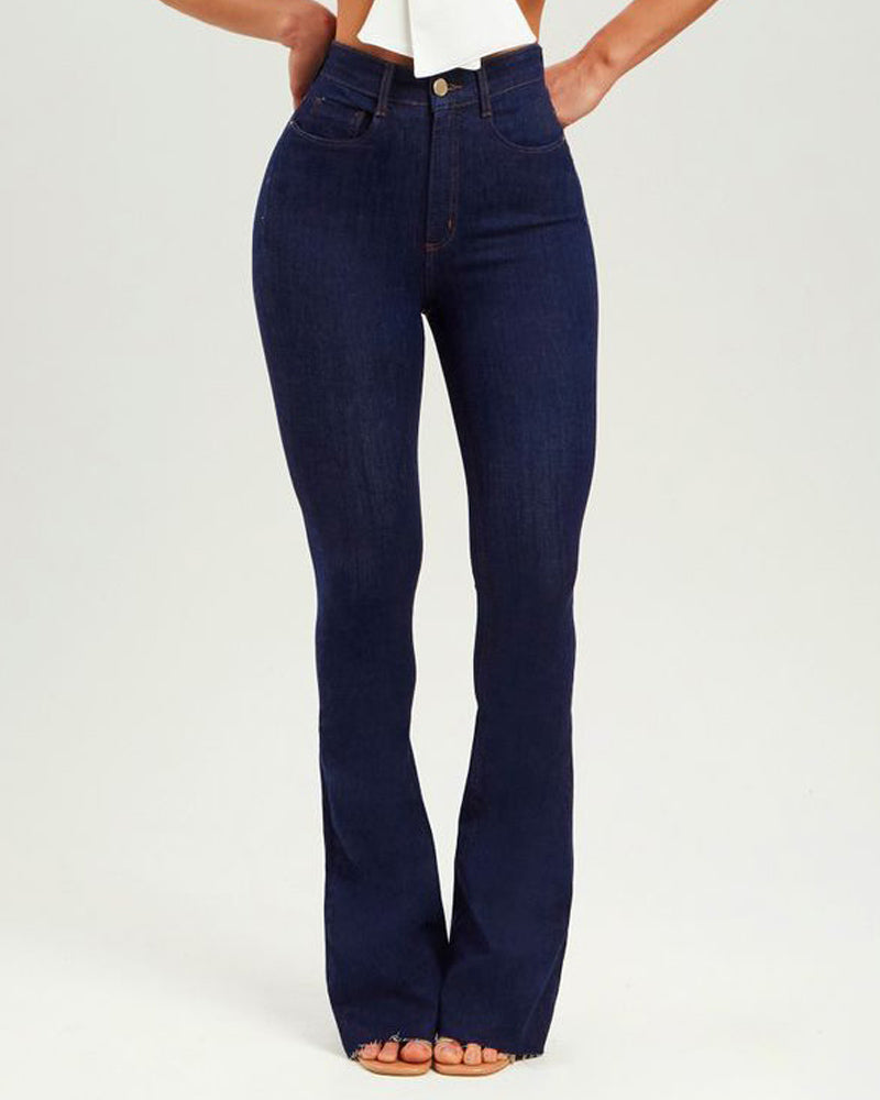 Dunkelblaue Shaping Jeans