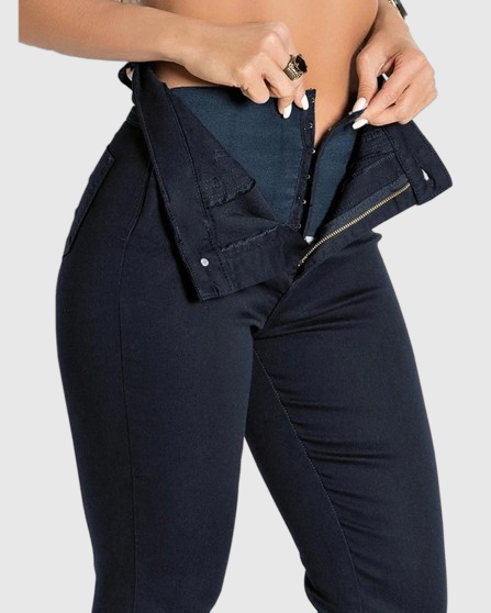 Jeans Mit Hoher Taille