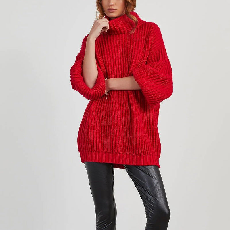Stilvolles Pullover Kleid
