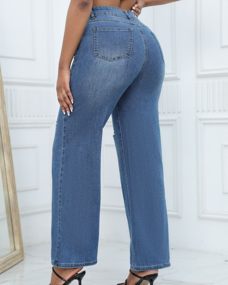 Jeans mit Hoher Taille