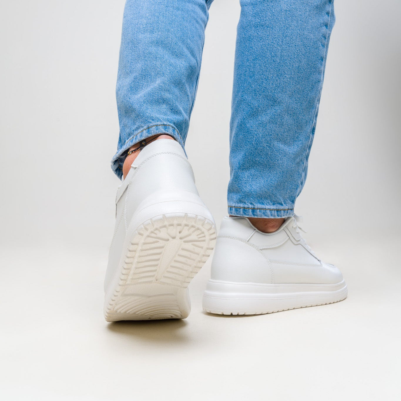 ELEVATESHOES WHITE CASUAL