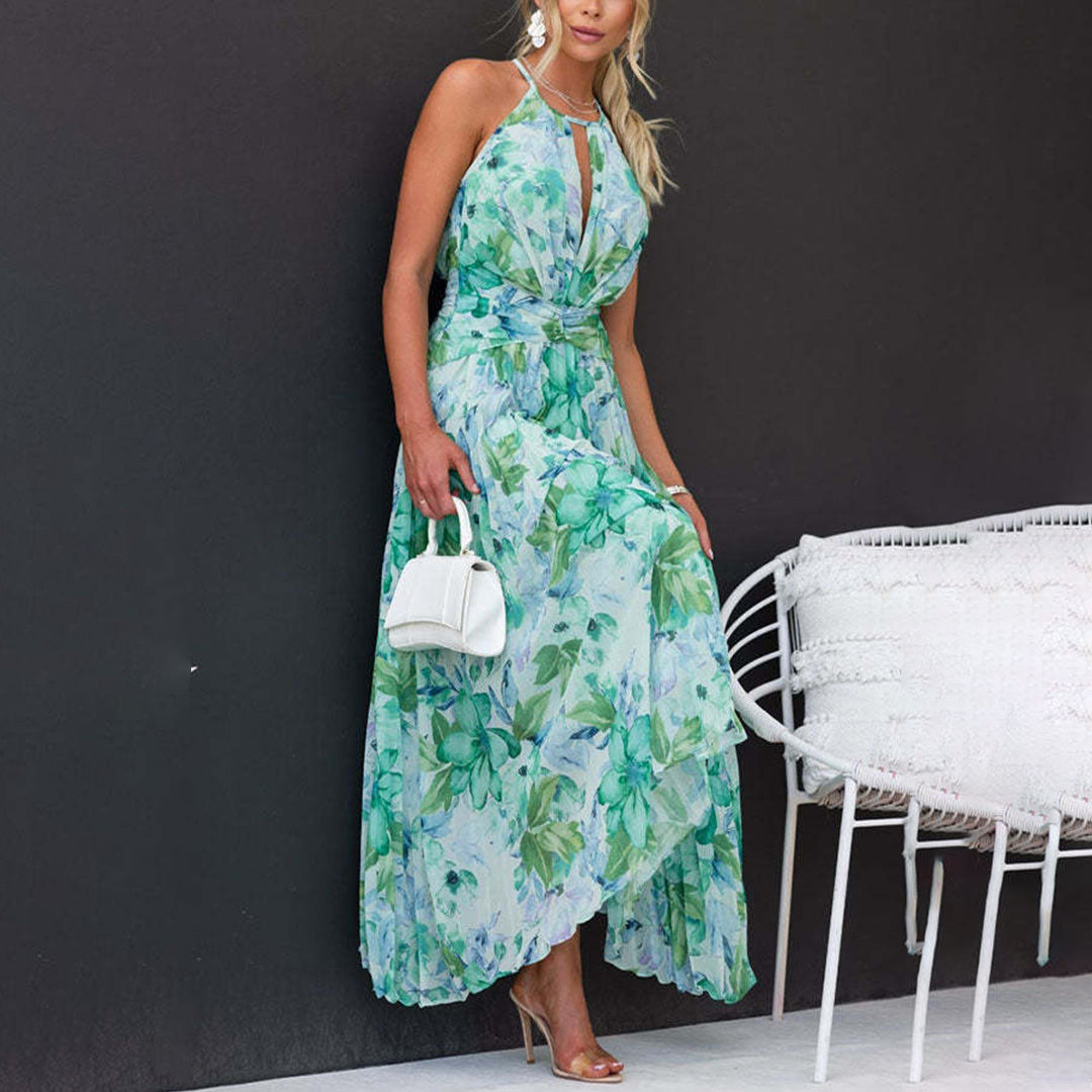 Sophia | Damen Maxi Kleid Mit Blumenprint