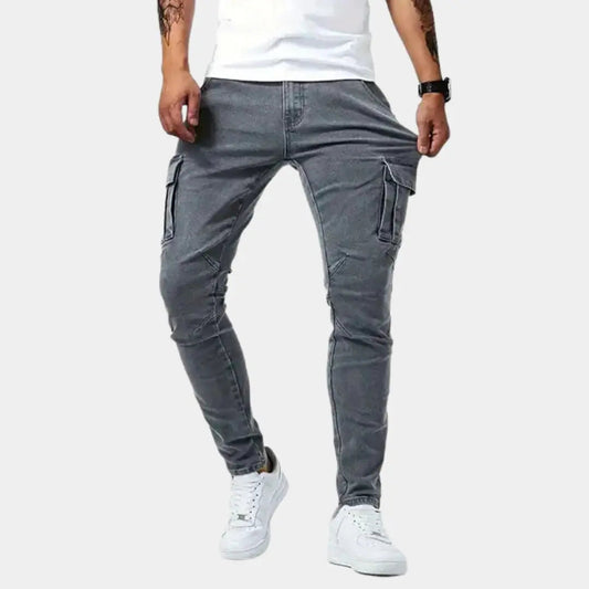 Denim Jeans Cargo Hose