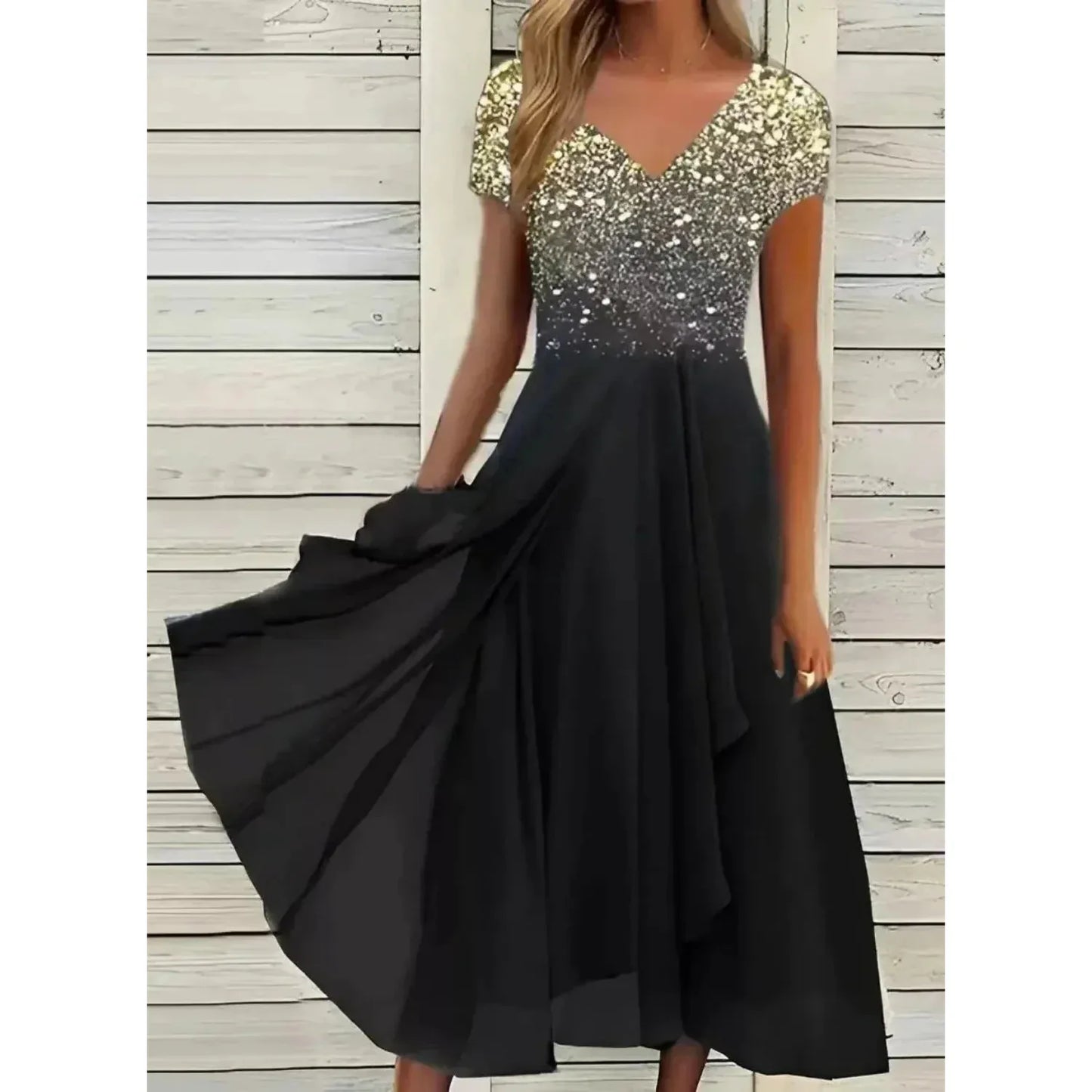 Lorelei | Damen Florales Maxi Abendkleid