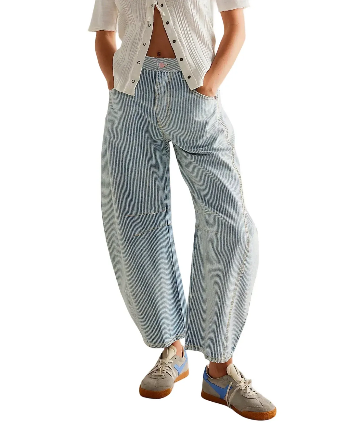 HERBERGER | Damen Jeans mit lockerer Passform und atmungsaktivem Stoff für Sommer & Freizeit