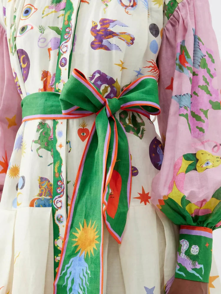 Schickes langes Abendkleid im Retro-Stil