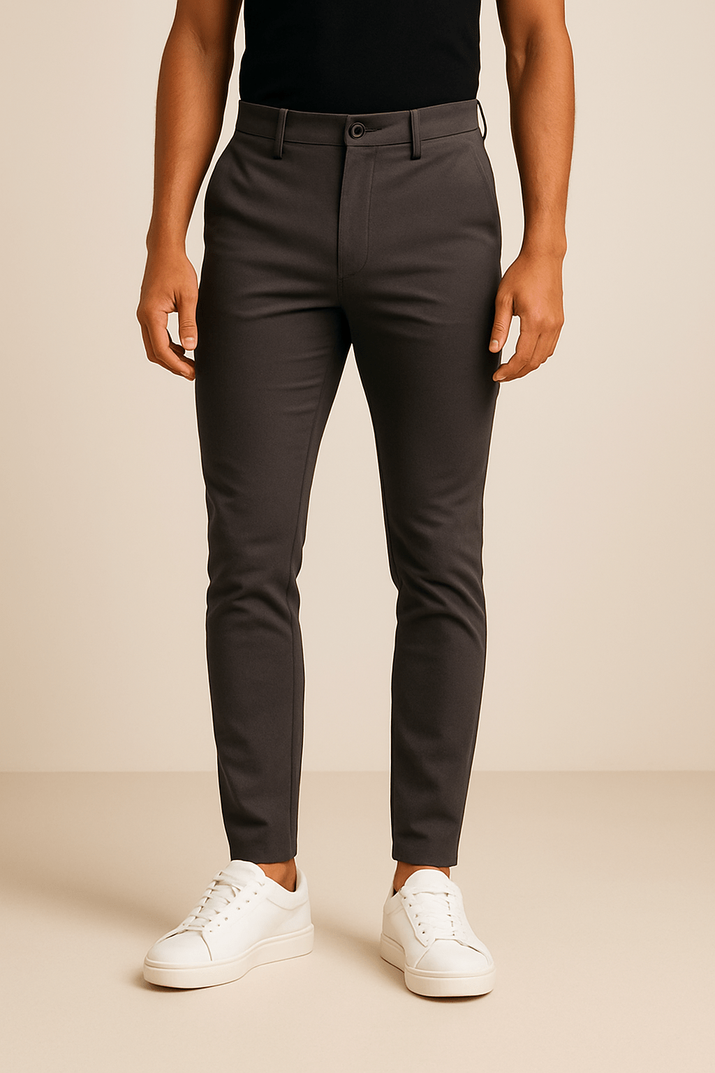 HERBERGER | Herren Hose John Slim Fit mit klarer Linie für Alltag und Büro