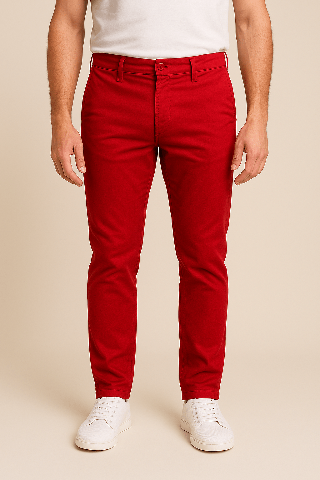 HERBERGER | Herren Hose Luke Slim Straight mit klarem Schnitt und bequemer Passform