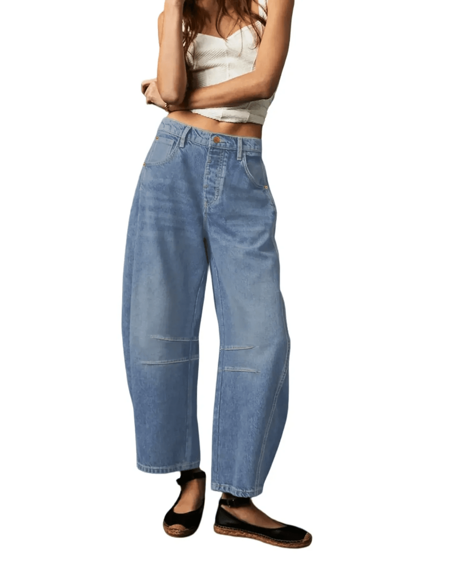 HERBERGER | Damen Jeans mit lockerer Passform und atmungsaktivem Stoff für Sommer & Freizeit