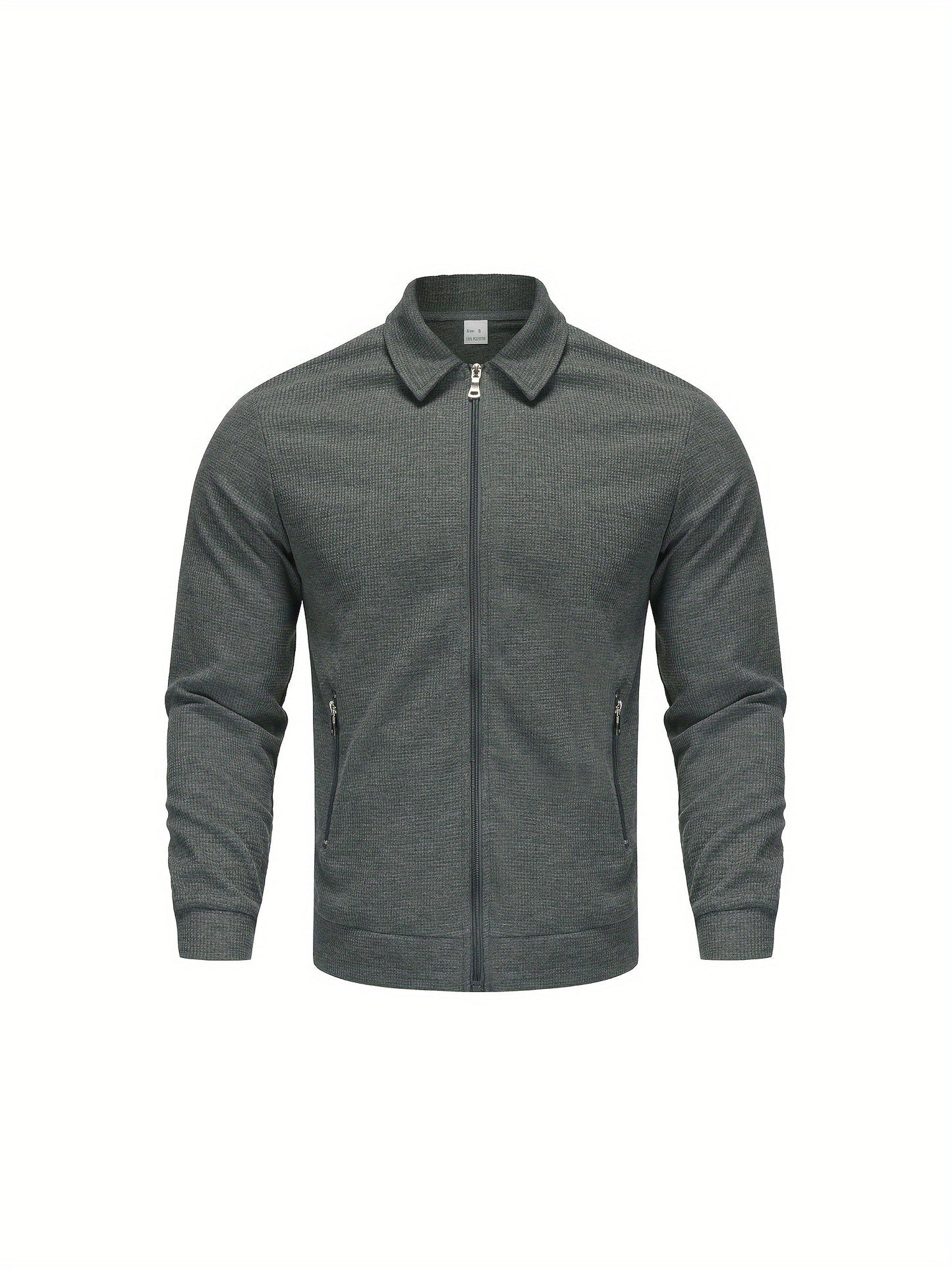 Marvin – Lässige Polyester Jacke Mit Reißverschluss